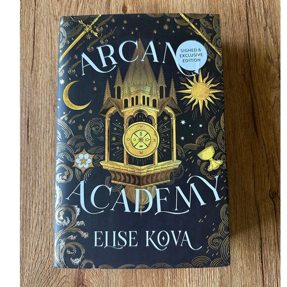 Waterstones Special Signed Edition Arcana Academy Elise Kova - Picture 1 of 9